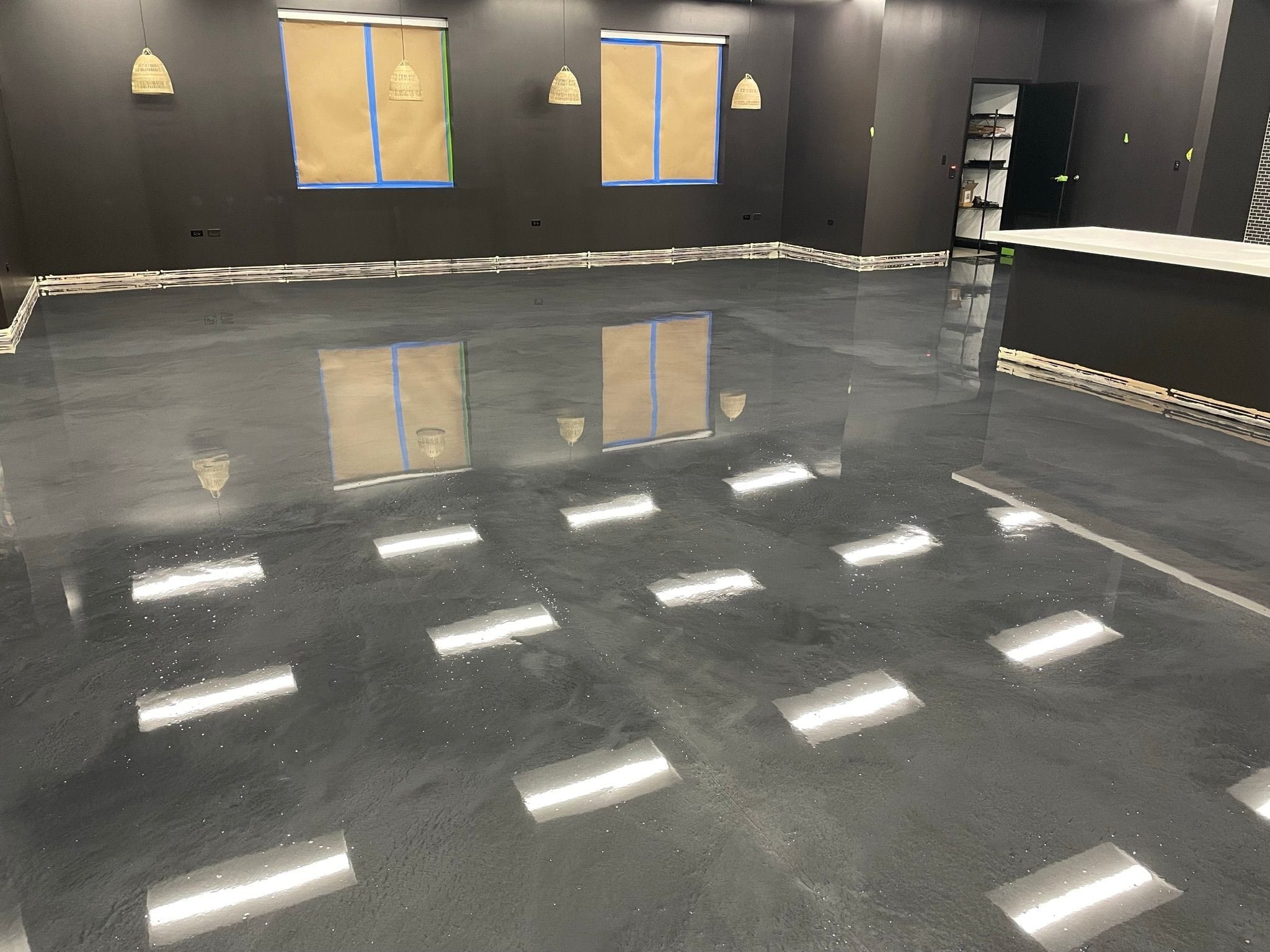 flake floor epoxy coating