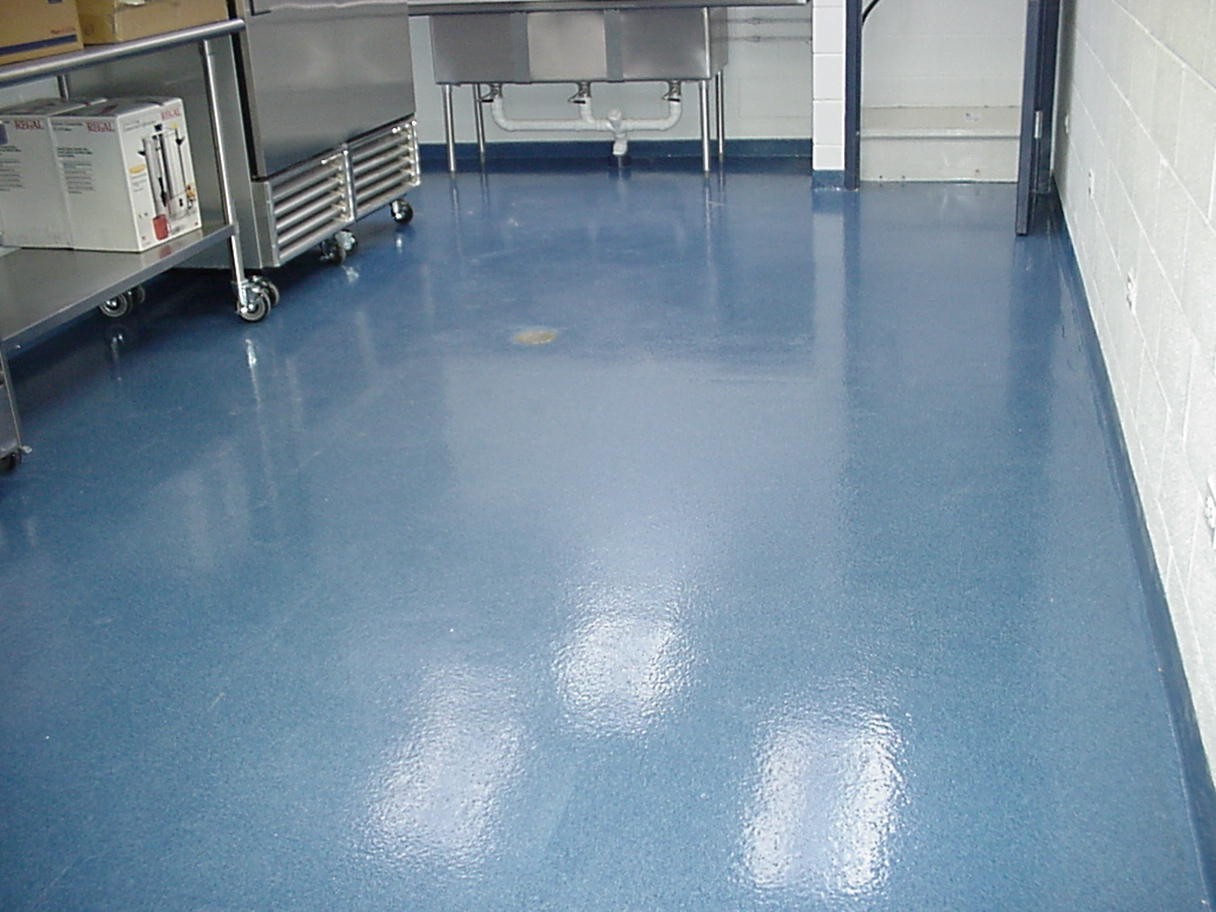 durable quartz floor in lab